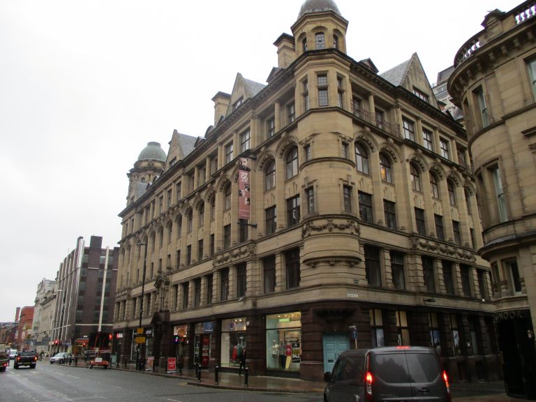 196 Deansgate before any stone repairs/cleaning