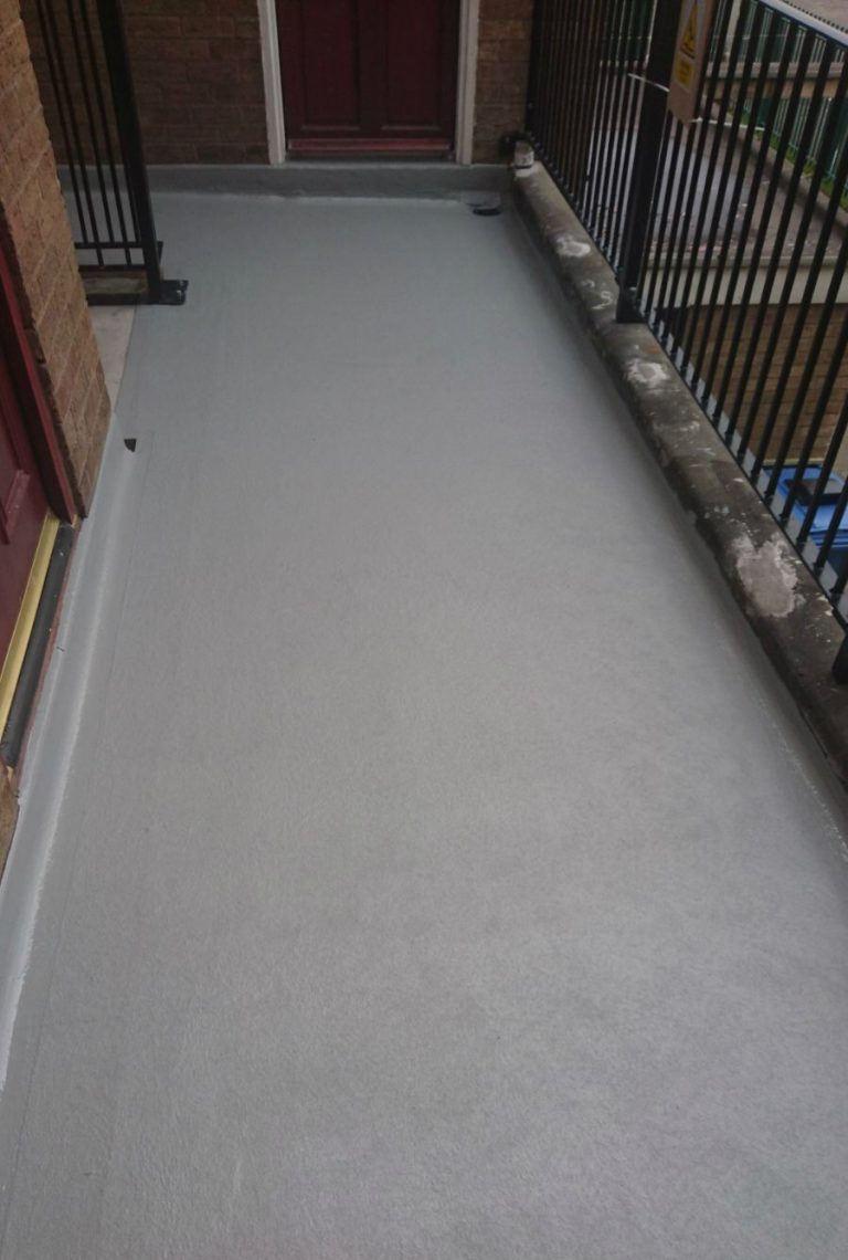 Completed Sika Premium Balcony System to communal stairway