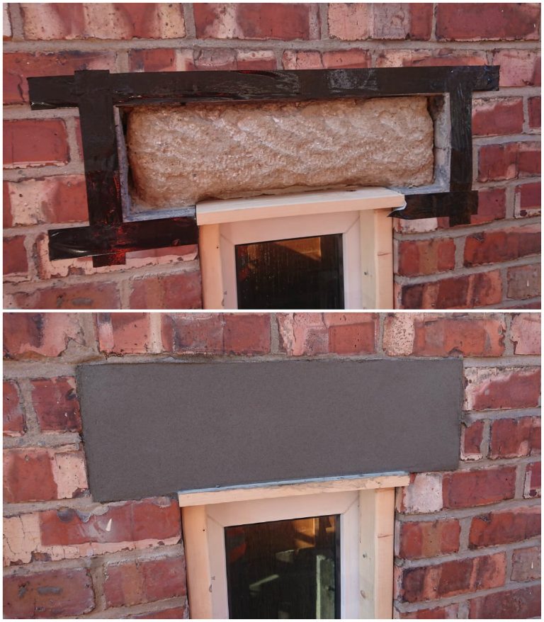 Stockport Concrete repairs to window head in Stockport