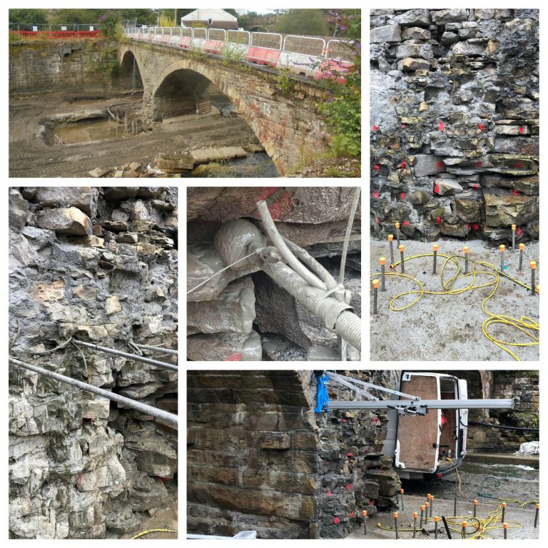 Installation of Helifix SockFix Anchors